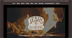 Desktop Screenshot of jesusburgers.org